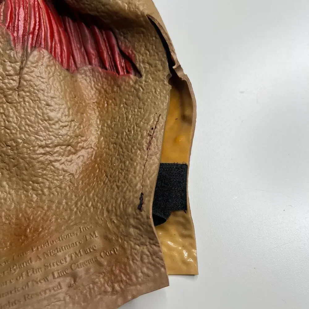 Vintage 1995 Freddy Krueger Latex Mask A Nightmare on Elm Street New Line Cinema